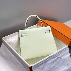 Alternative view of Fake Hermès Kelly Bubble Green