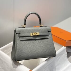 Replica Hermès Kelly Mini Cumulonimbus Gray