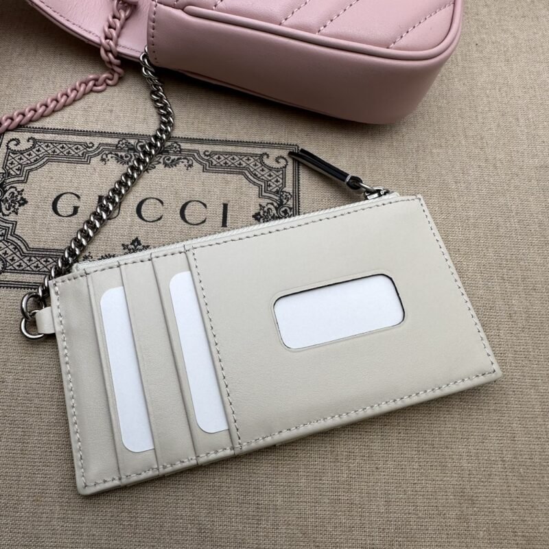 Fake Gucci Matelassé Mini Pink - Image 3