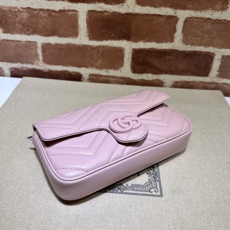 Fake Gucci Matelassé Mini Pink - Image 5