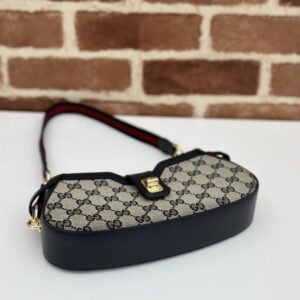 Alternative view of Fake Gucci Moon Side Canvas Black