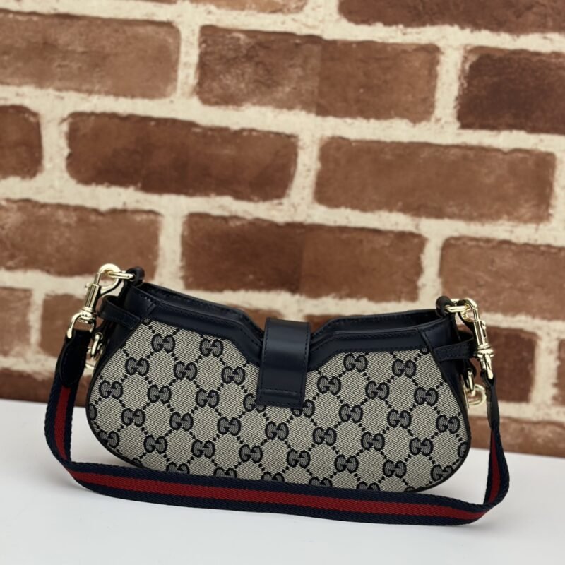 Fake Gucci Moon Side Canvas Black - Image 4