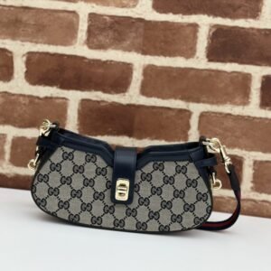 Fake Gucci Moon Side Canvas Black