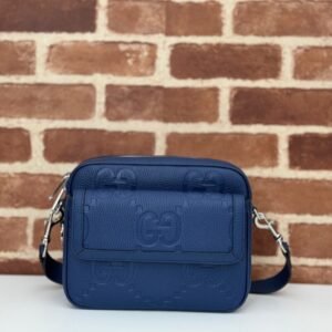 Fake Gucci Jumbo GG Crossbody Blue