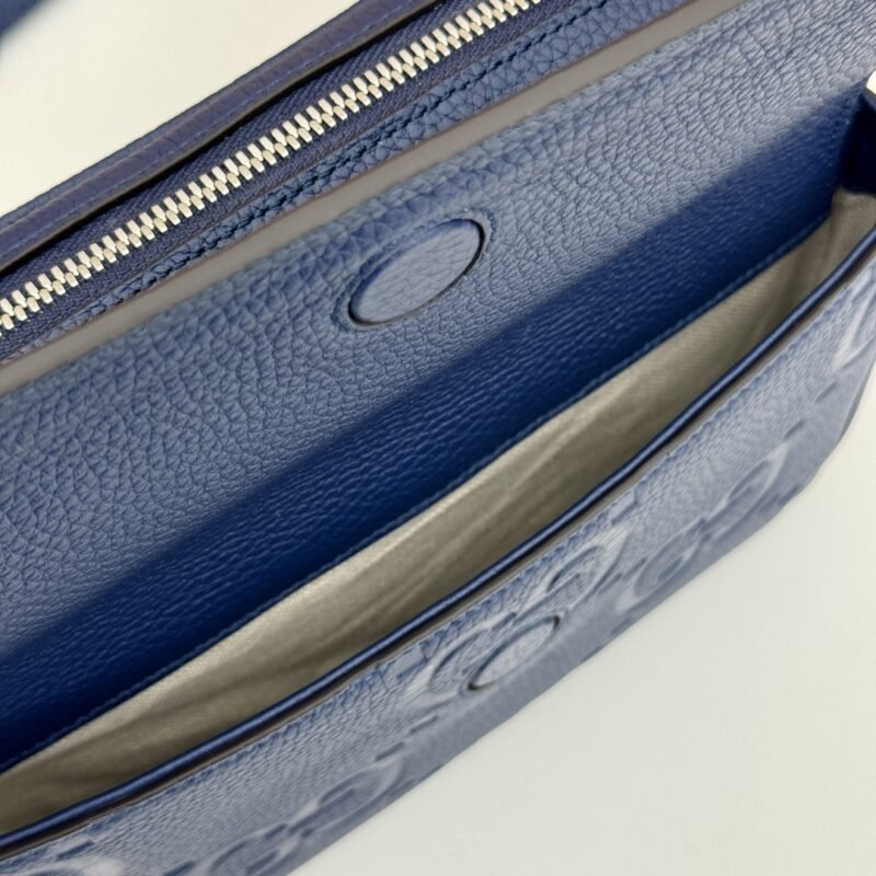 Fake Gucci Jumbo GG Crossbody Blue - Image 9