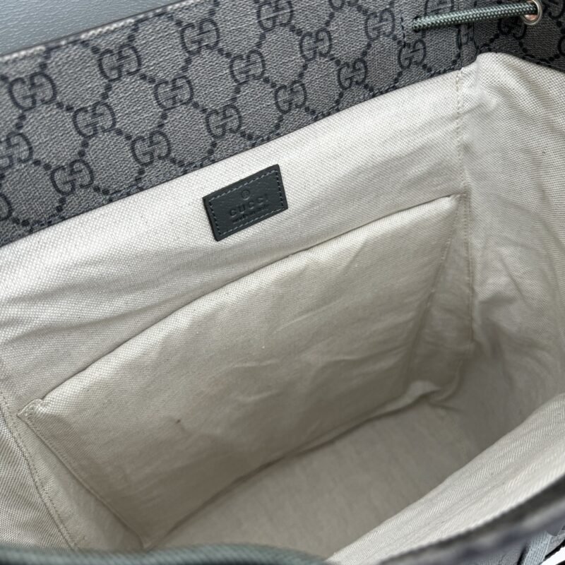 Replica Gucci Large Ophidia Backpack Grey - Image 4
