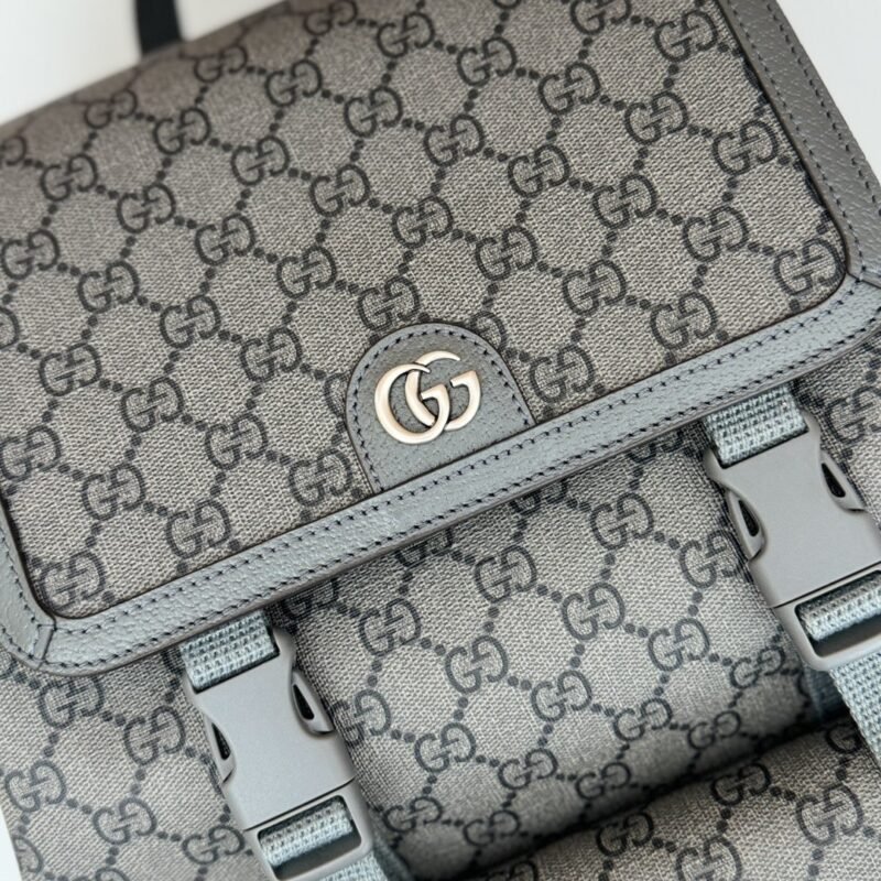 Replica Gucci Large Ophidia Backpack Grey - Image 10