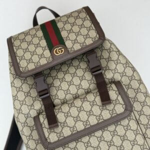 Alternative view of Replica Gucci Large Ophidia Backpack Beige