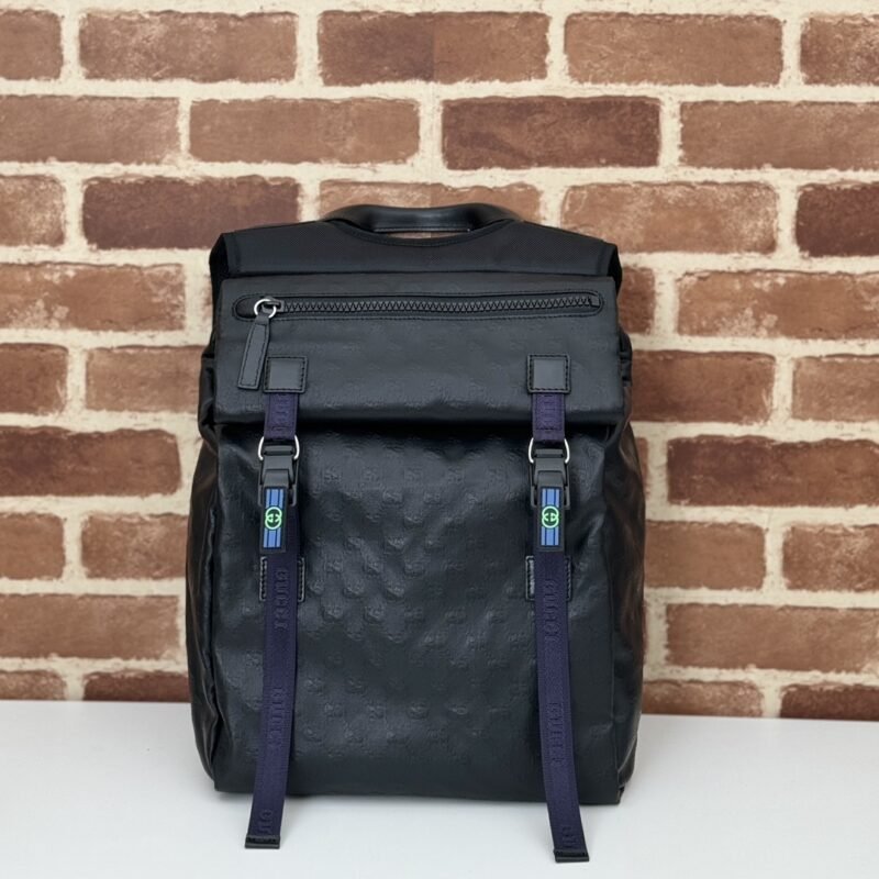 Fake Gucci Matte GG Crystal Backpack