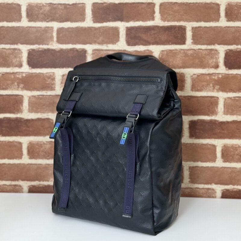 Fake Gucci Matte GG Crystal Backpack - Image 2