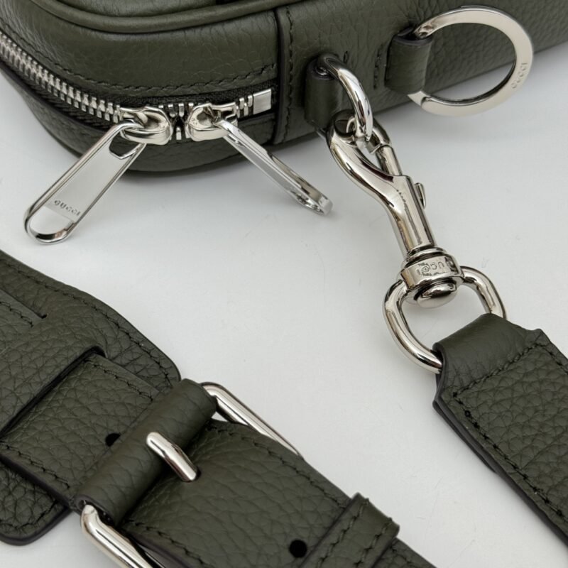Fake Gucci Jumbo GG Crossbody Green - Image 7