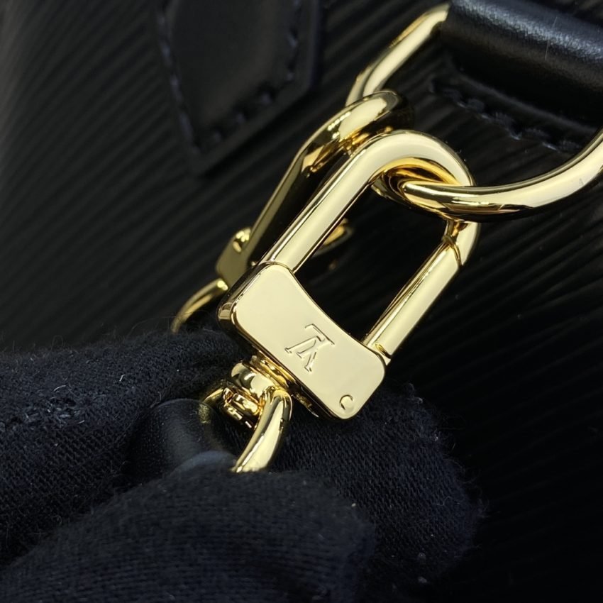 Replica Louis Vuitton Alma Backpack Black - Image 6
