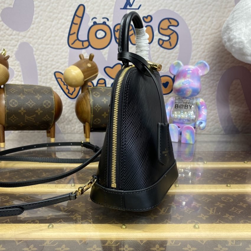 Replica Louis Vuitton Alma Backpack Black - Image 7