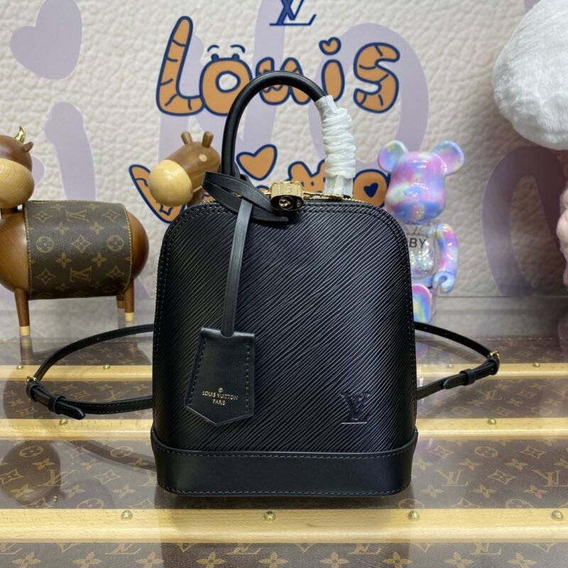 Replica Louis Vuitton Alma Backpack Black
