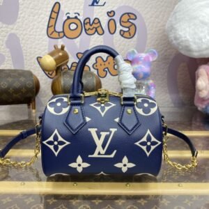 Replica Louis Vuitton Speedy Bandouliere 20 Blue