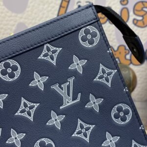 Alternative view of Fake Louis Vuitton Pochette Voyage Dark Blue