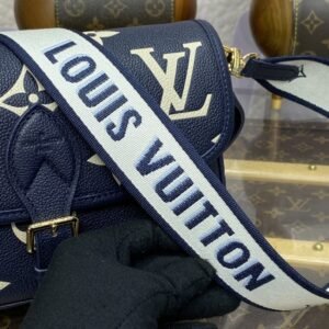 Alternative view of Replica Louis Vuitton Nano Diane Satchel Blue – Pink