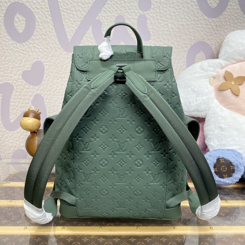 Replica Louis Vuitton Christopher Backpack Green - Image 7