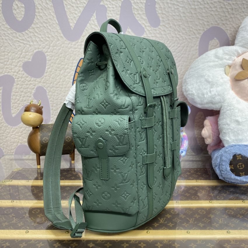 Replica Louis Vuitton Christopher Backpack Green - Image 8