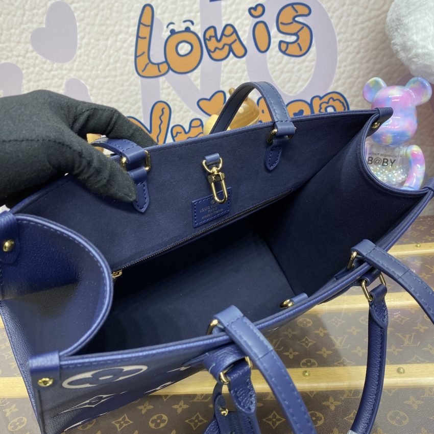 Replica LV Onthego Dark Blue - Image 4