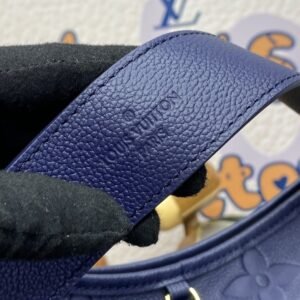 Alternative view of Fake Louis Vuitton Carry All MM Dark Blue