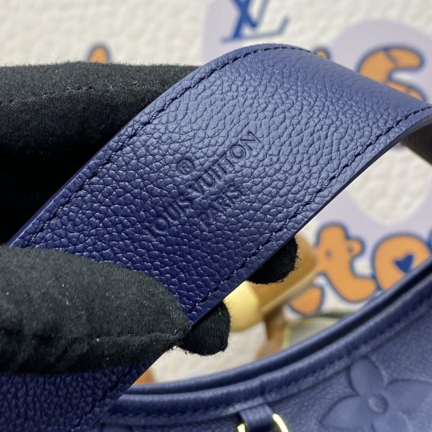 Fake Louis Vuitton Carry All MM Dark Blue - Image 2