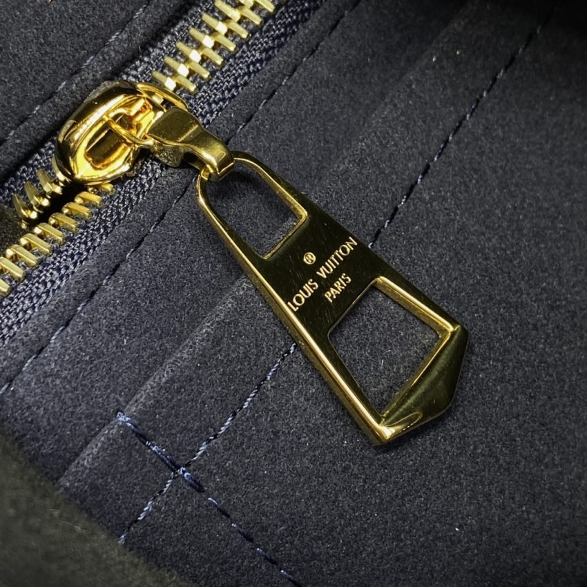 Fake Louis Vuitton Carry All MM Dark Blue - Image 10
