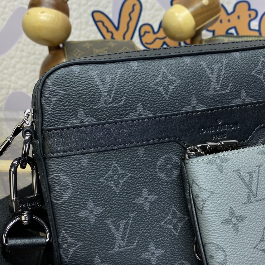 Replica Louis Vuitton Trio Messenger Grey - Image 4