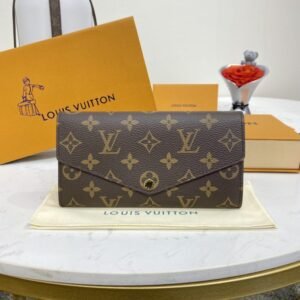 Louis Vuitton Sarah Wallet Brown