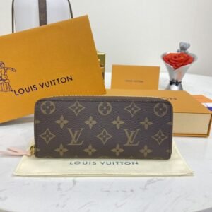 Louis Vuitton Clemence Wallet Brown