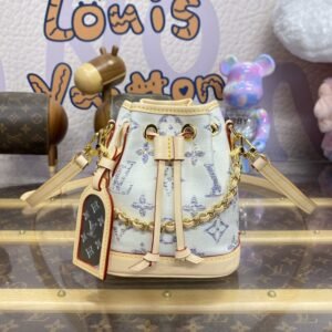 Fake Louis Vuitton Nano Noe White