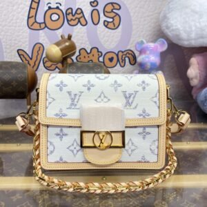 Replica Louis Vuitton Dauphine Mini Light Blue