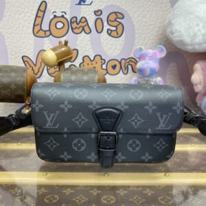 Replica Louis Vuitton Wearable Wallet Black