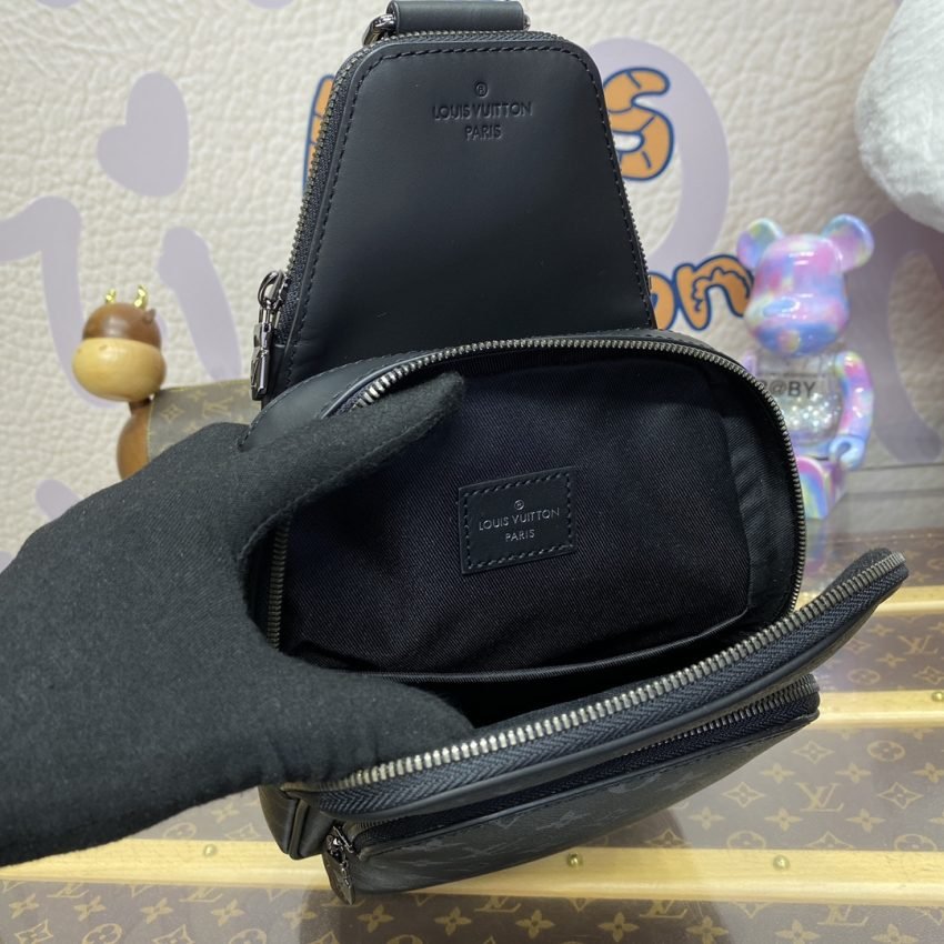 Replica Louis Vuitton Avenue Slingbag Black - Image 4