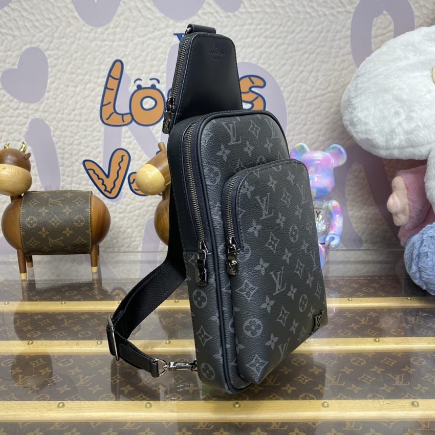 Replica Louis Vuitton Avenue Slingbag Black - Image 10