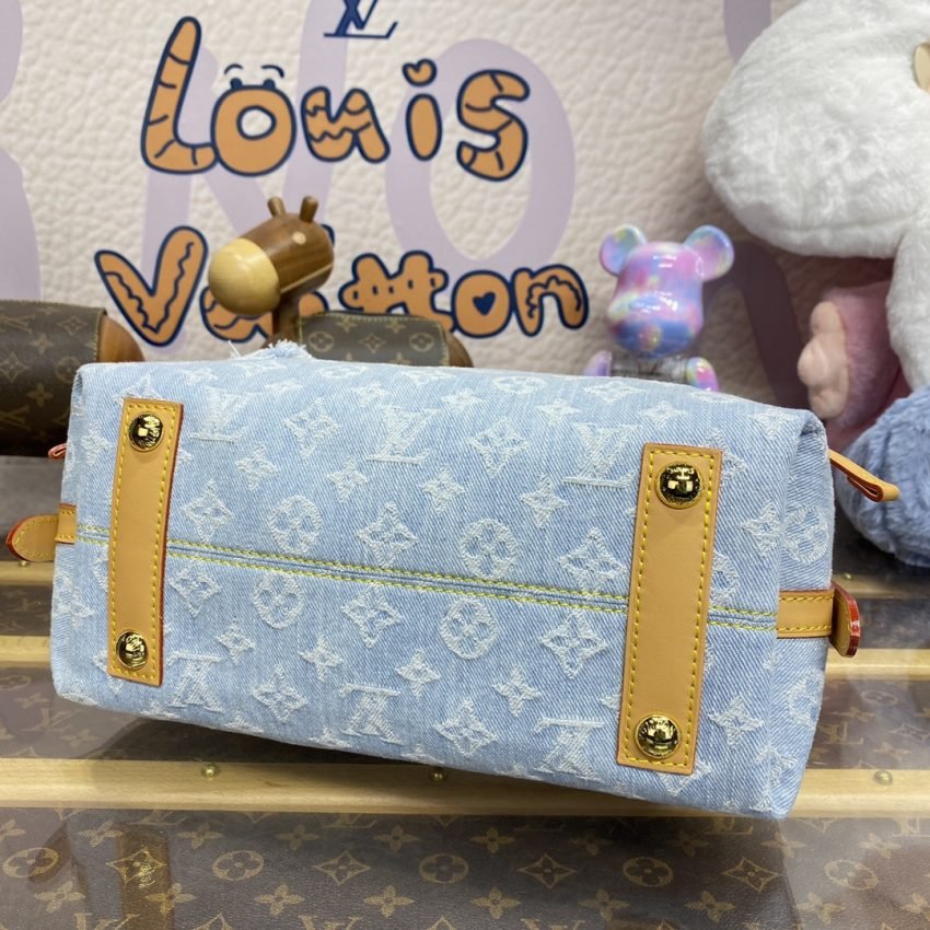 Fake Louis Vuitton Carry All PM Light Denim - Image 6