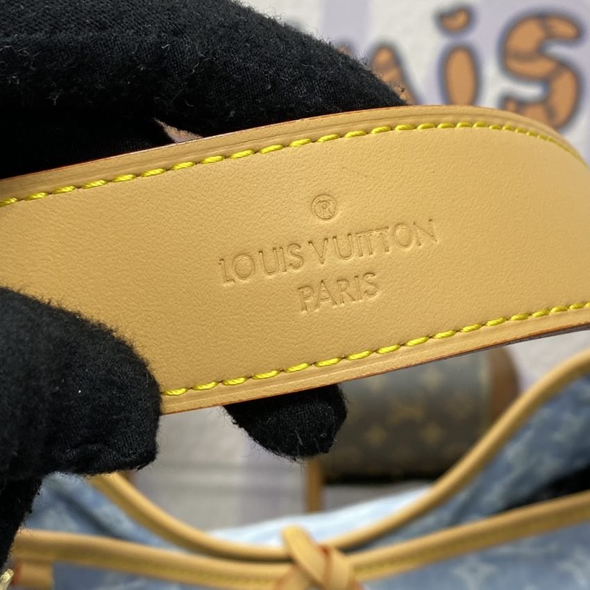 Fake Louis Vuitton Carry All PM Light Denim - Image 8