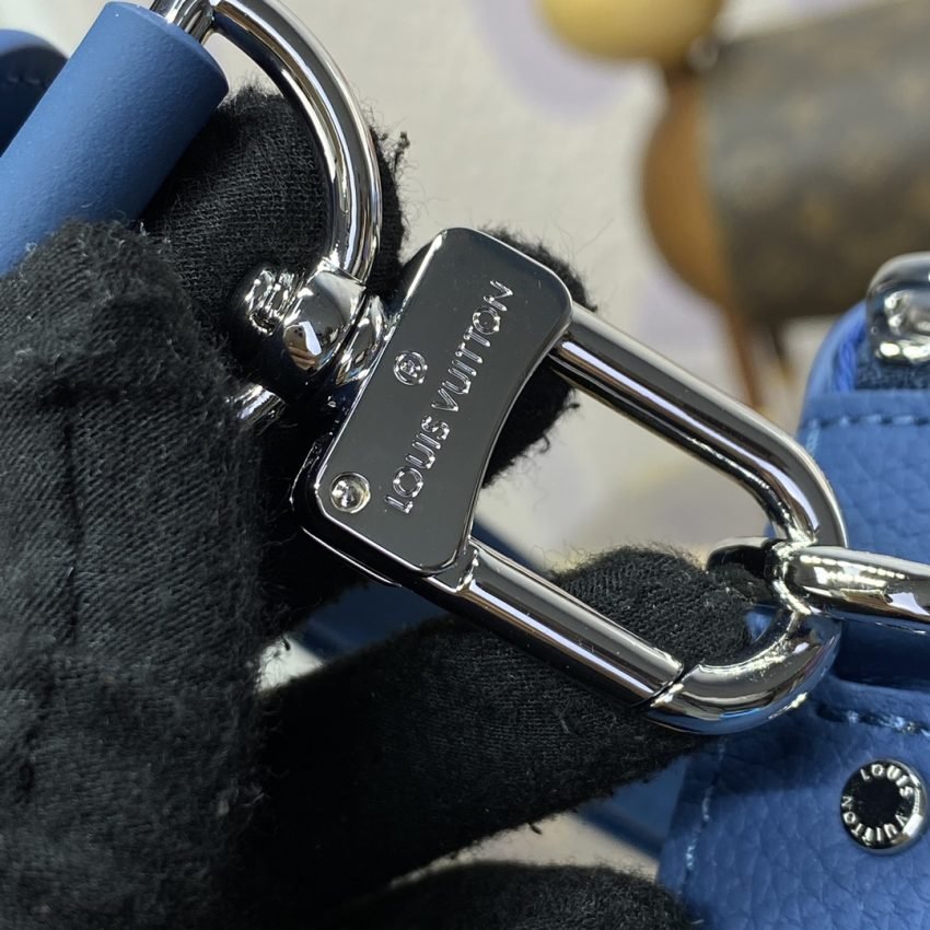 Fake Louis Vuitton Pilot Wearable Wallet Blue - Image 2