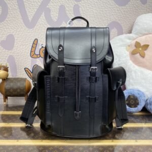 Fake Louis Vuitton Christopher Backpack Black