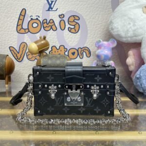 Fake Louis Vuitton Petite Malle Black
