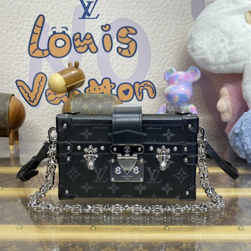 Fake Louis Vuitton Petite Malle Black