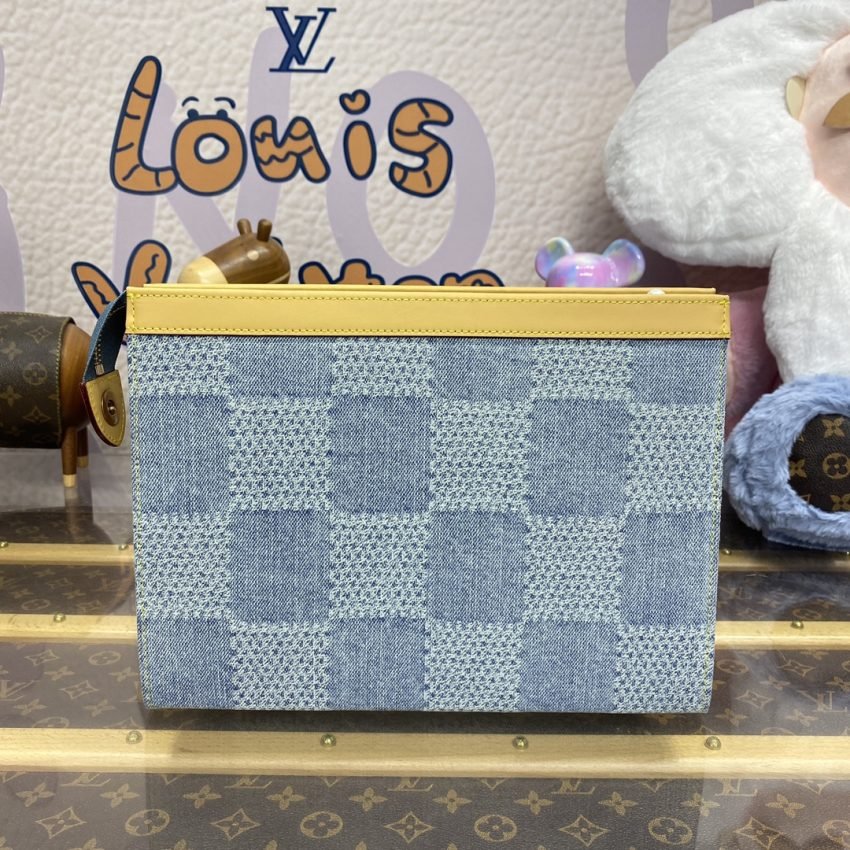 Replica Louis Vuitton Pochette Voyage Denim - Image 5