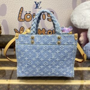 Replica LV Onthego Denim Large