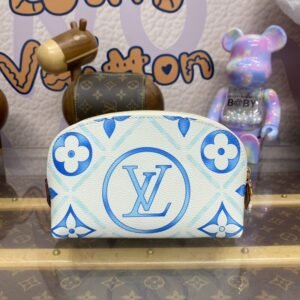 Replica Louis Vuitton Pochette Cosmétique Blue