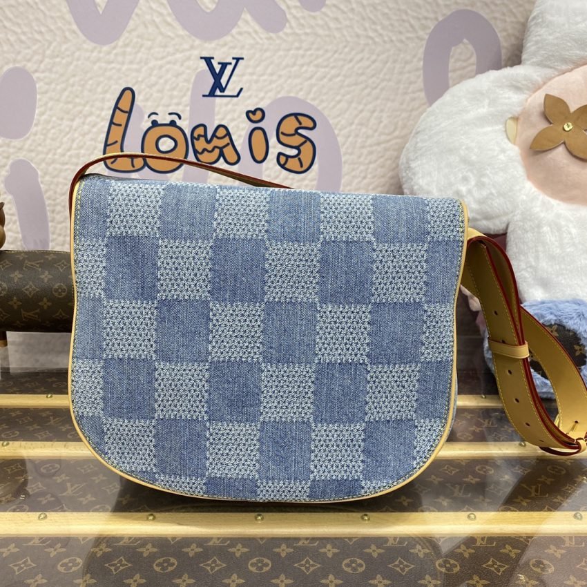 Replica Louis Vuitton Wearable Wallet Denim - Image 9