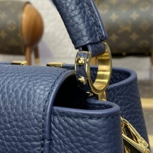 Alternative view of Replica Loius Vuitton Capucines Dark Blue