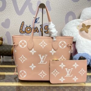 Alternative view of Replica Louis Vuitton Neverfull MM Apricote
