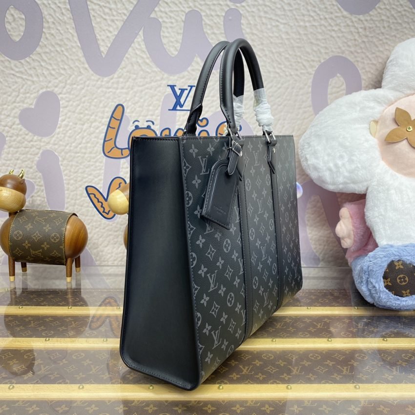 Replica Louis Vuitton Sac Plat Black Large - Image 2