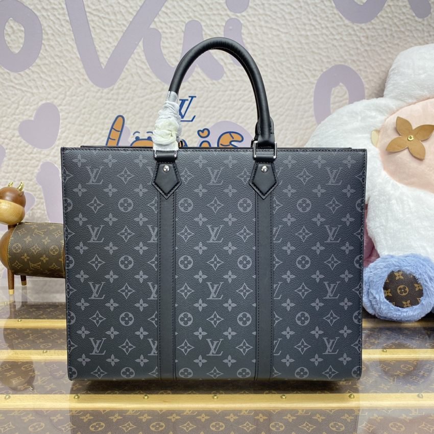 Replica Louis Vuitton Sac Plat Black Large - Image 3
