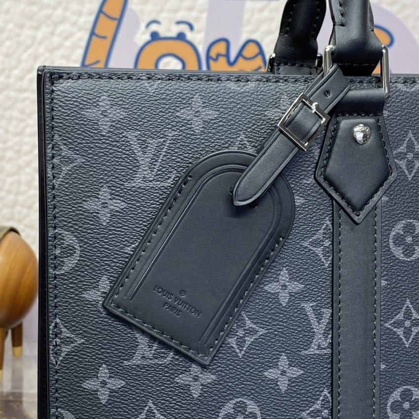 Replica Louis Vuitton Sac Plat Black Large - Image 5